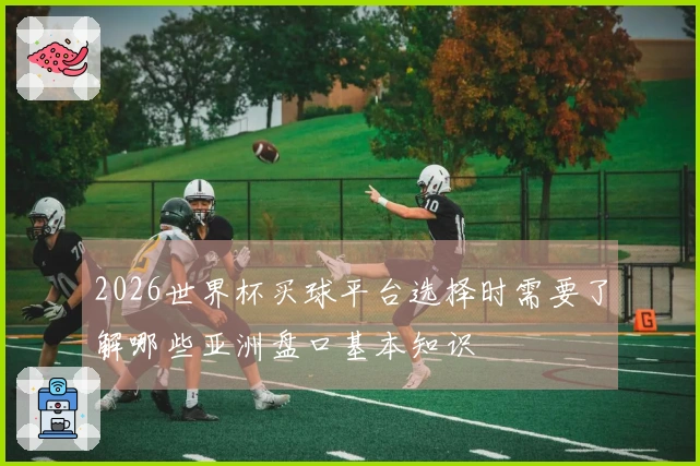 2026世界杯买球平台选择时需要了解哪些亚洲盘口基本知识