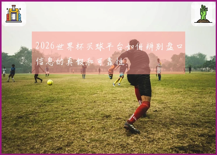 2026世界杯买球平台如何辨别盘口信息的真假和可靠性
