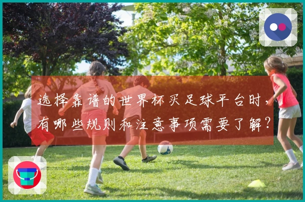 选择靠谱的世界杯买足球平台时，有哪些规则和注意事项需要了解？