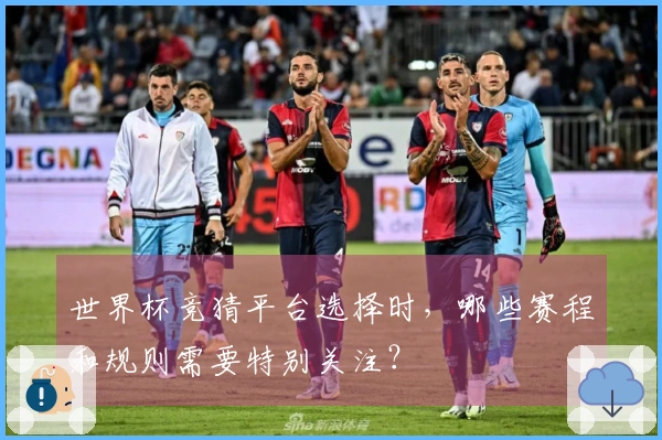世界杯竞猜平台选择时，哪些赛程和规则需要特别关注？