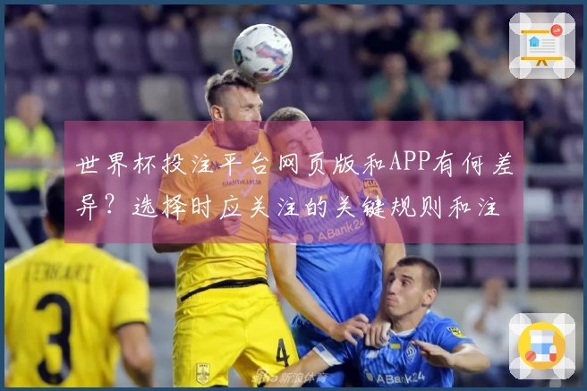 世界杯投注平台网页版和APP有何差异？选择时应关注的关键规则和注意事项