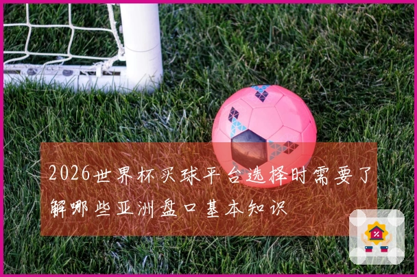 2026世界杯买球平台选择时需要了解哪些亚洲盘口基本知识