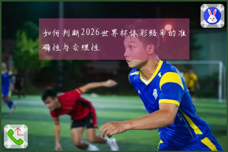如何判断2026世界杯体彩赔率的准确性与合理性