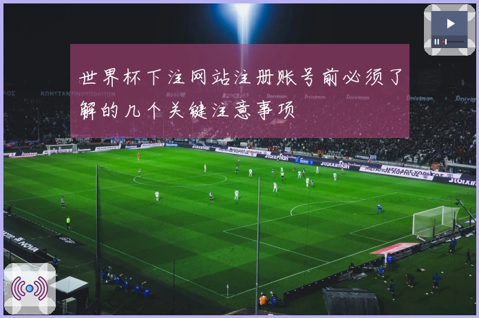 世界杯下注网站注册账号前必须了解的几个关键注意事项